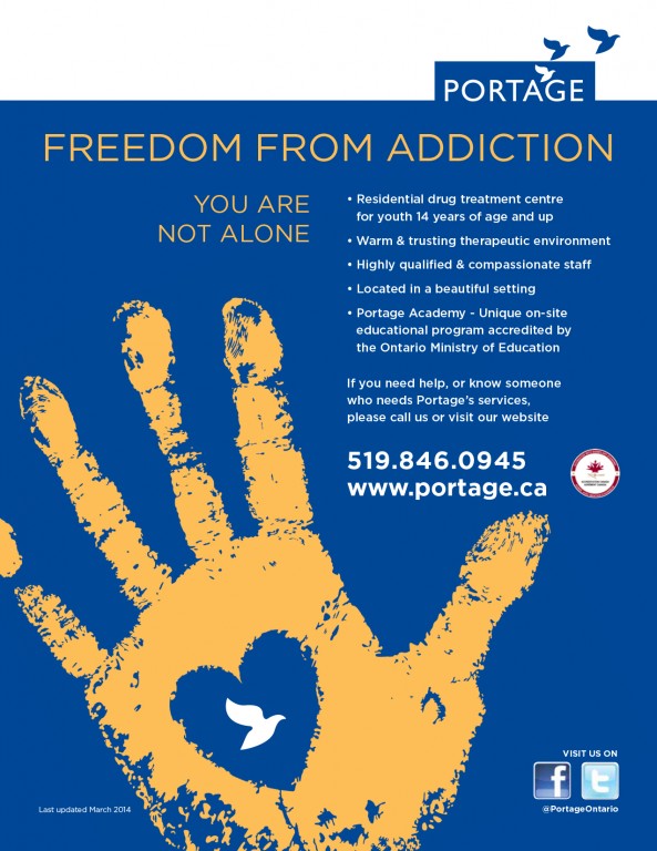 Portage Ontario - Adolescent program - English poster