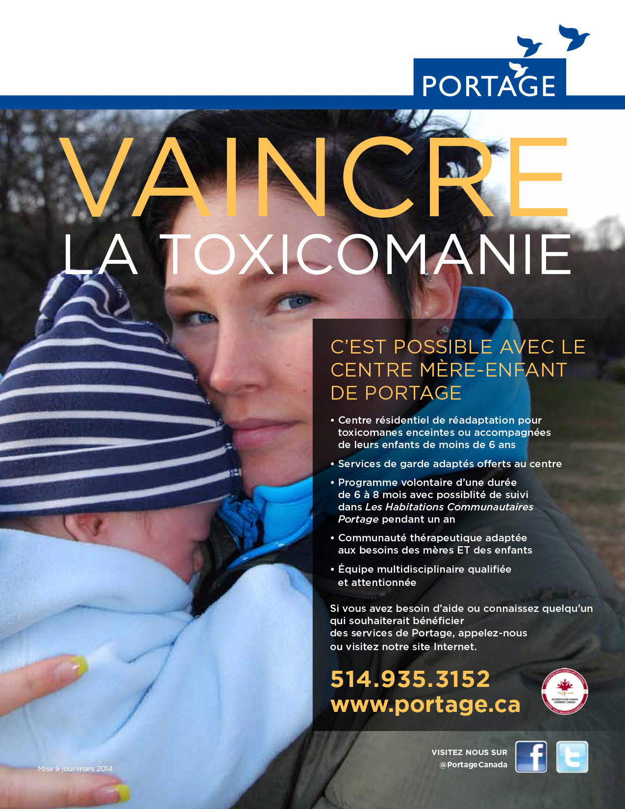 Portage - Programme mère-enfant - Poster français