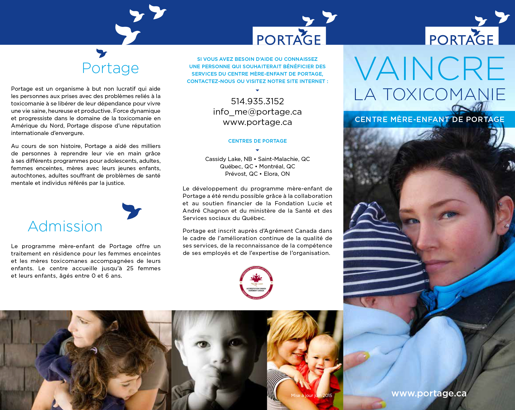 Programme mère-enfant - Portage - Dépliant français