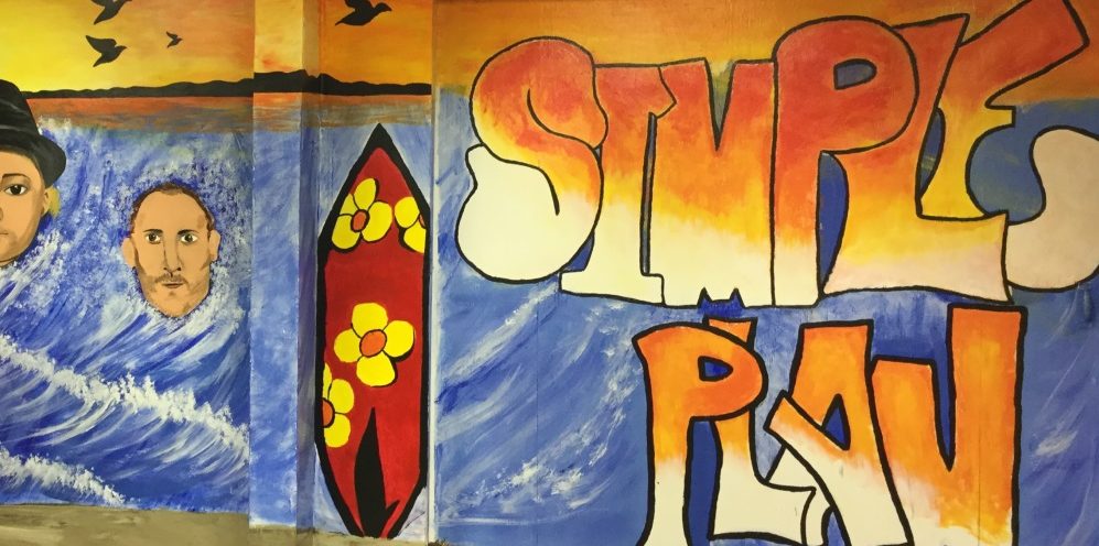 Fondation Simple Plan - Murale d'hommage - Portage Québec