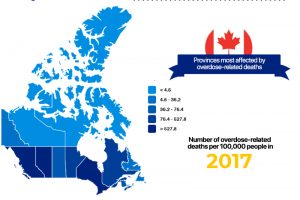 Infography overdose crisis canada