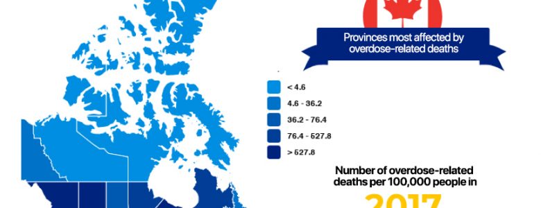 Infography overdose crisis canada