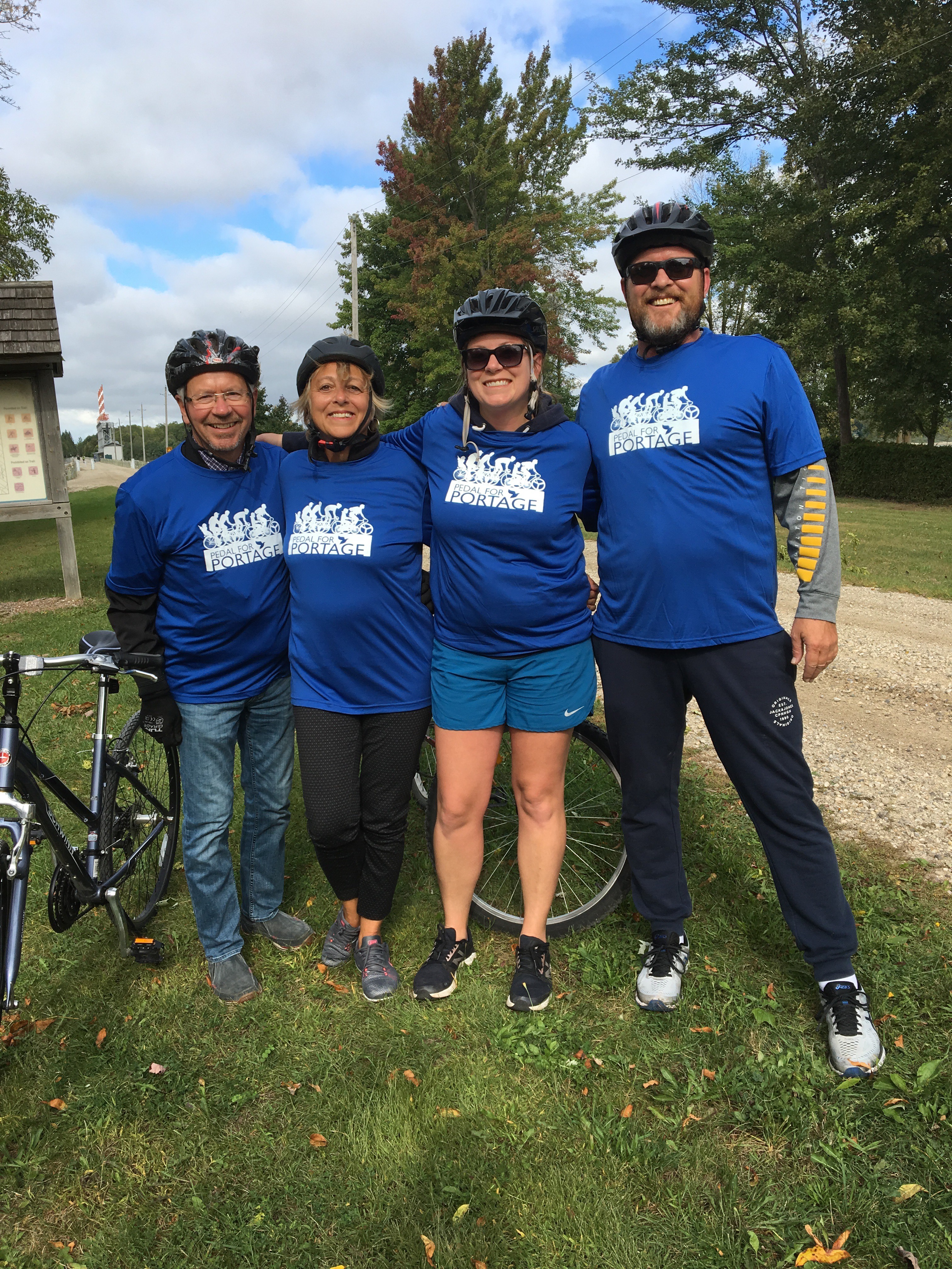 pedal for portage