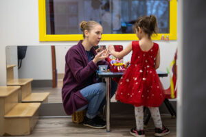 En photo, la fille d'Annie qui 