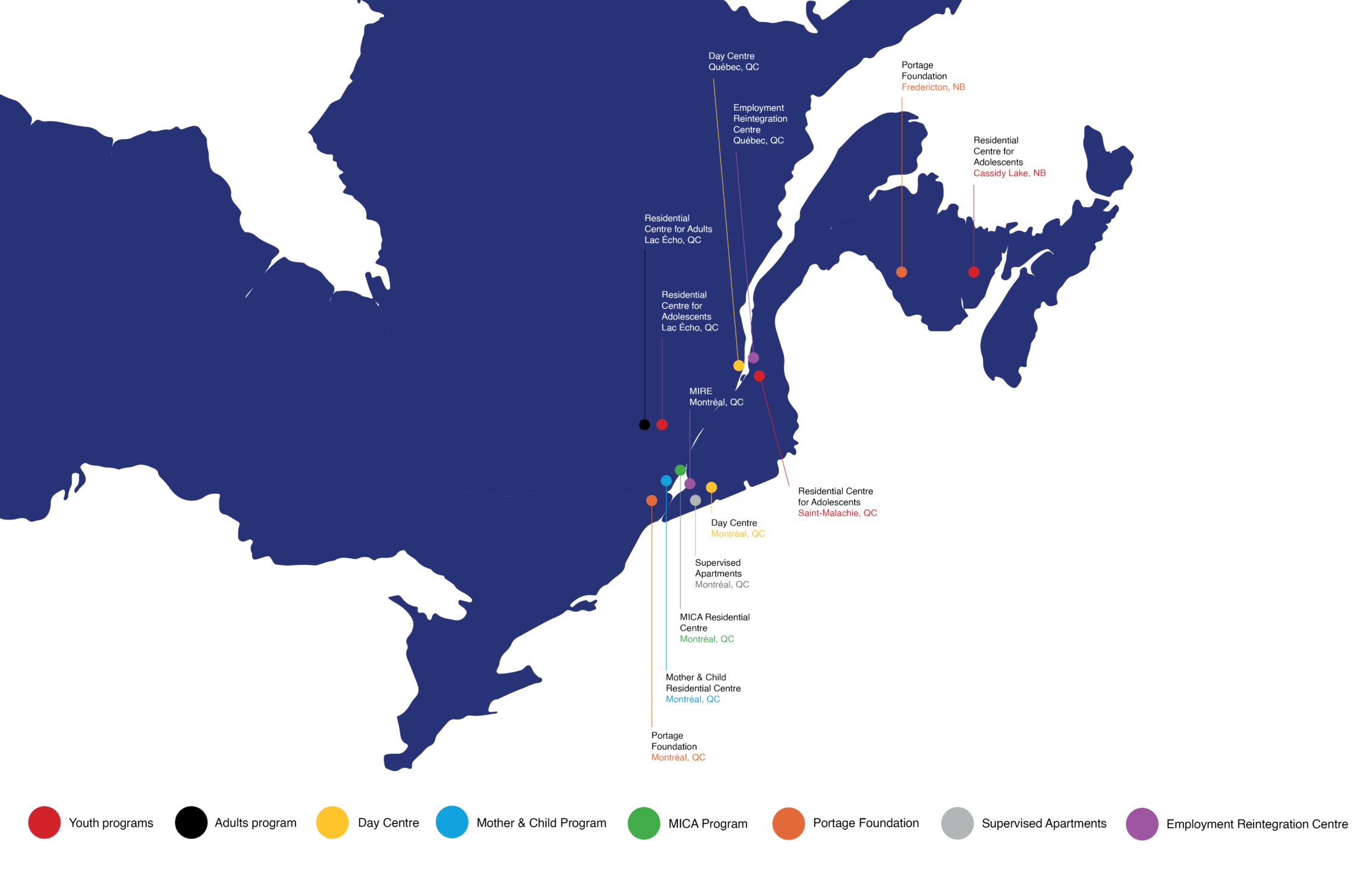 Map Portage 2025 - ENG